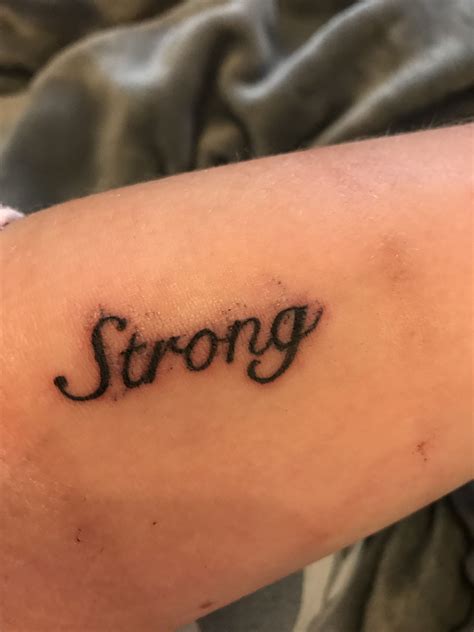 Strong | Strong tattoos, Tattoos, New tattoos