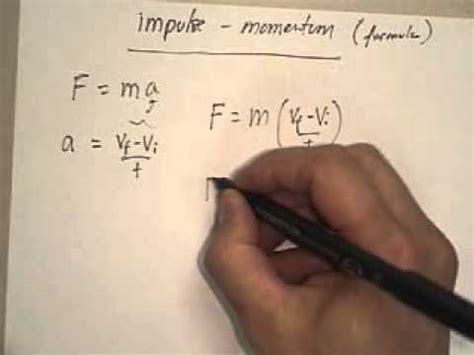 Momentum Formula Using Force