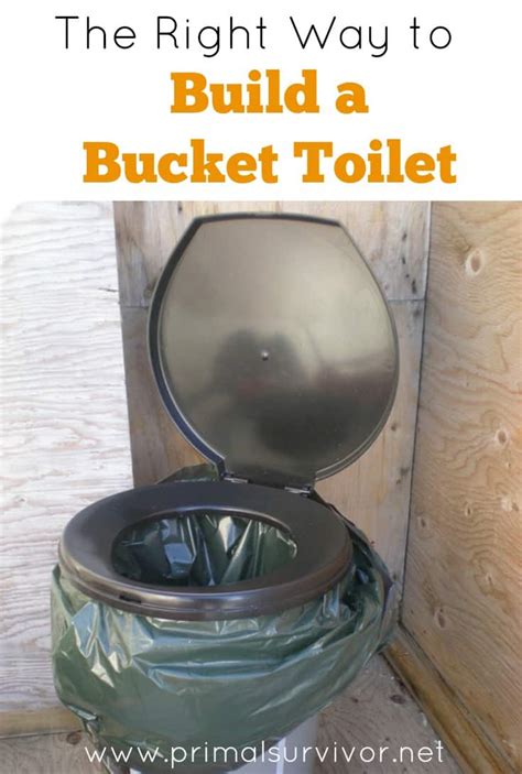 The Right Way to Make a Bucket Toilet - Primal Survivor