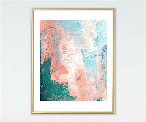 Pink and blue modern art print | Modern art abstract, Art, Modern art ...