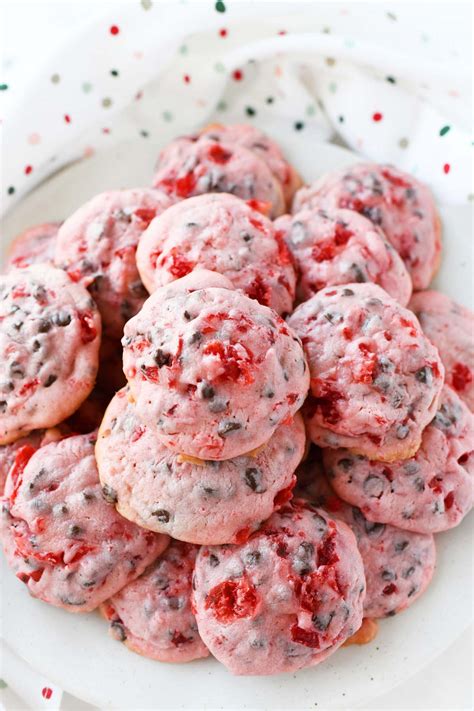 Maraschino Cherry Cookies - Sizzling Eats