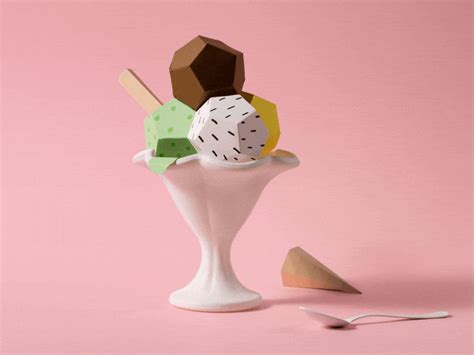 Ice cream cup by Uovo lab on Dribbble