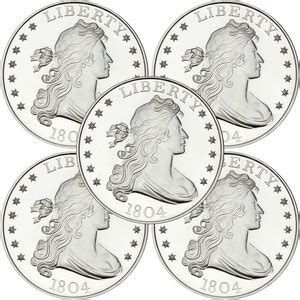 1804 Dollar Replica 1oz Silver Round | SilverTowne