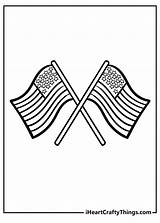 Blank Flag Coloring Pages sketch template