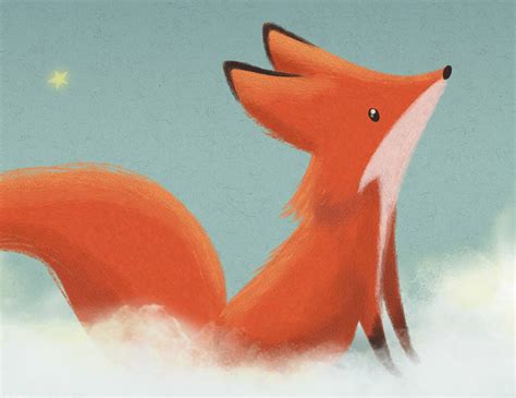 Bedtime Fox 8x10 - Etsy