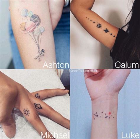 5sos Preferences-Outer Space Tattoo | 5SOSFAM Amino