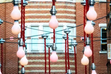 Pink Light Bulbs | Seen just off London's Carnaby Street. | Garry ...
