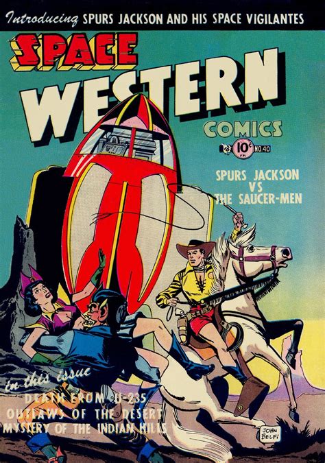 THE CHARLTON COMICS READING LIBRARY: SPACE WESTERN #40 October 1952