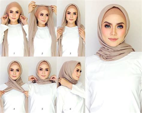 Easy 2 Minutes Square Hijab Tutorial - Hijab Fashion Inspiration ...