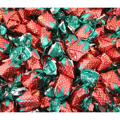 Arcor Strawberry Filled Hard Candy Bon Bons, Bulk 4 Pounds Bag ...