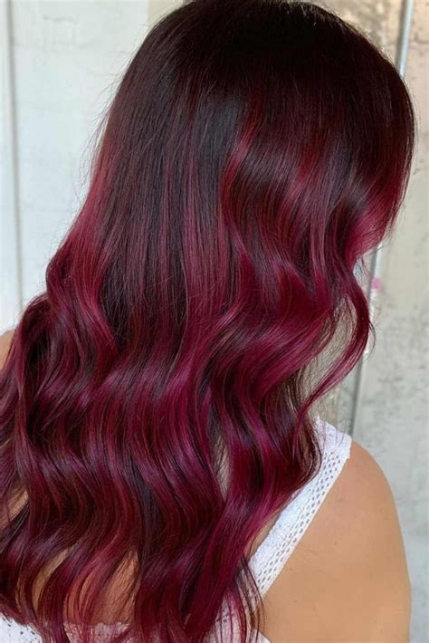 Dark Red Hair Color Ideas