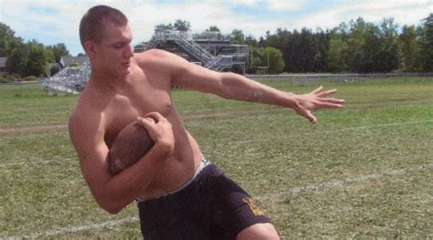 Rob Gronkowski in High School: Dominant Athlete With a ‘Level’ - Sports ...