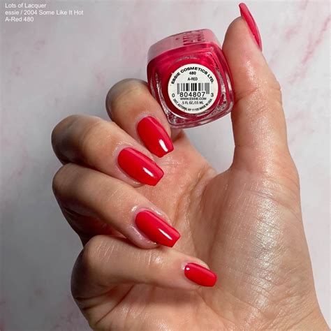 essie Red Nail Polish — Lots of Lacquer