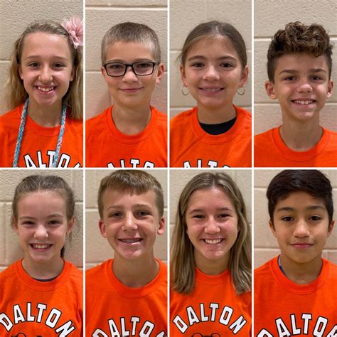 Dalton Middle School Students of the Month – The Dalton Gazette & The Kidron News