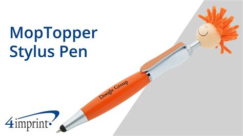 Printed Mop Topper Stylus Pen – Promotional Pens by 4imprint - YouTube