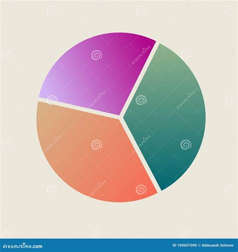 Color pie chart stock vector. Illustration of diagram - 109697090