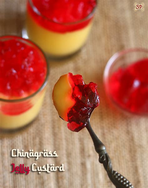 Jelly Custard Recipe - Sharmis Passions