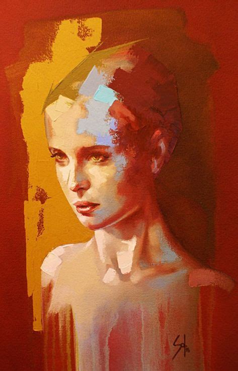 New painting woman face acrylics 40 ideas