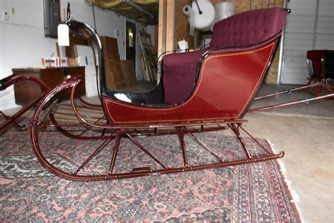 Restored Antique Portland Cutter Sleigh Horse Drawn Sled in 2021 | Sleigh, Vintage sled, Restoration