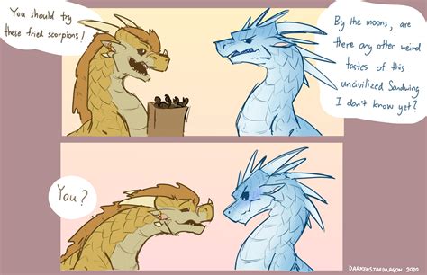 Usual Qibli and Winter : r/WingsOfFire