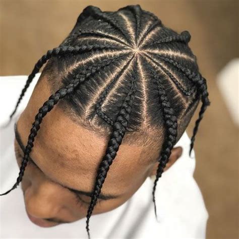 35 Popular Cornrow Braids Hairstyles For Men in 2024 | Cornrow hairstyles for men, Plaits ...