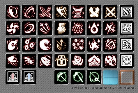 ArtStation - Skill icon, Jo cheolhong | Game icon, Game card design ...