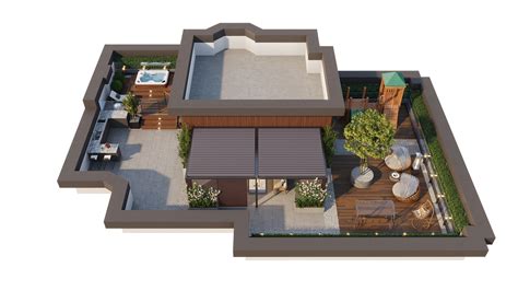 Ground Plan_Roof Deck | Hong Le - CGarchitect - Architectural Visualization - Exposure ...