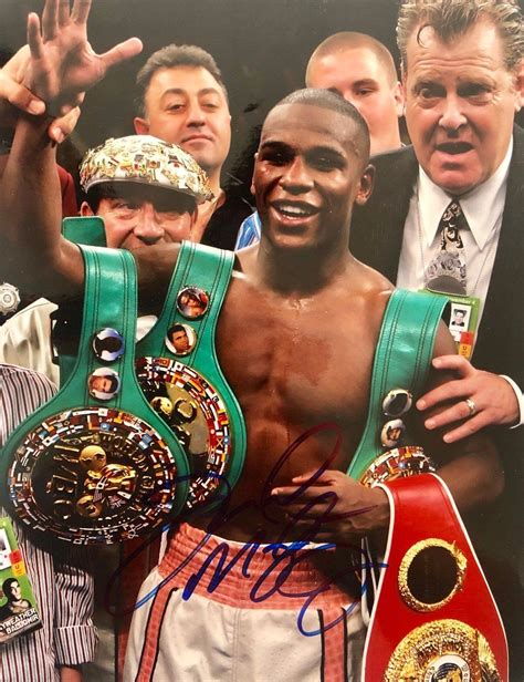 Floyd Mayweather Jr. Autographed Photo 11x14 size Young Floyd | Floyd ...