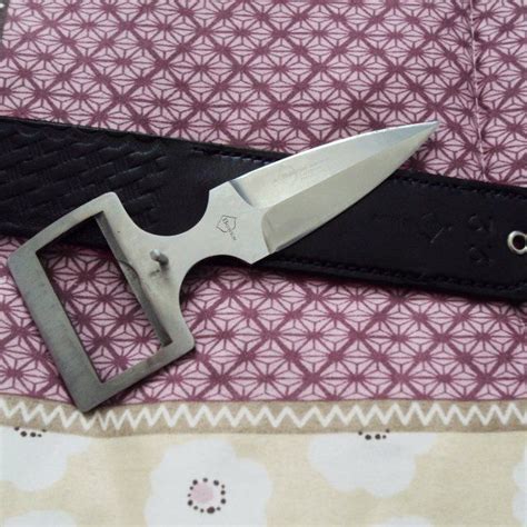Knife Belt Buckle by Bowen - Petagadget | Knife, Belt knife, Belt buckles