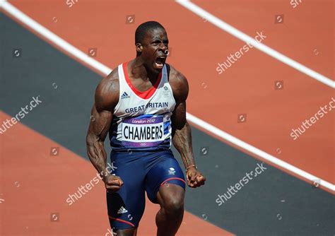 Olympics London 2012 Athletics Dwayne Chambers Editorial Stock Photo ...