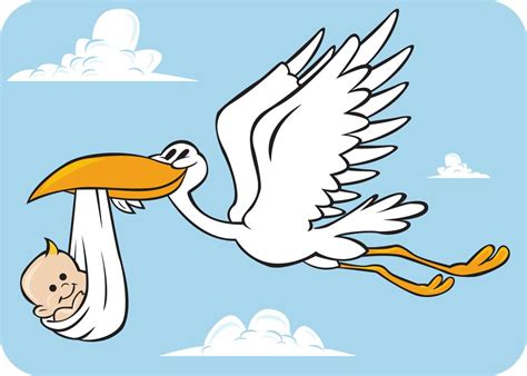 Baby Delivery Stork - ClipArt Best