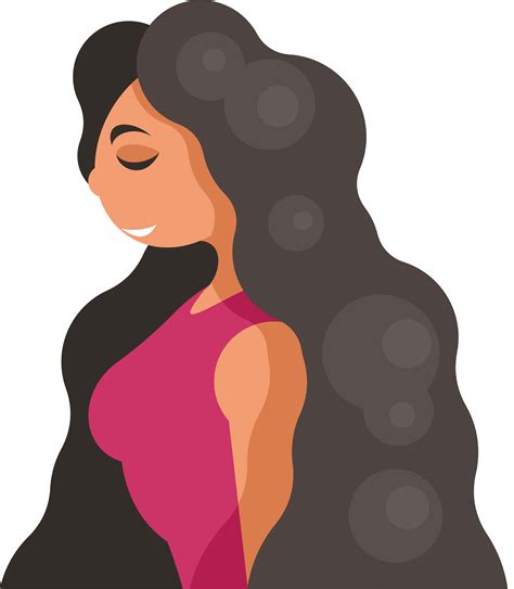 Drawing & Illustration Woman ClipArt Long Straight Hair ClipArt Hair ClipArt Long Hair ClipArt ...