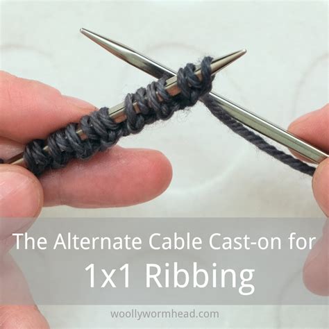 Alternate Cable Cast-on — Woolly Wormhead