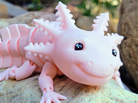 Axolotl Cute Sea Creatures Stretchy And Squeezy Toy Crunchy Bead Fil ...