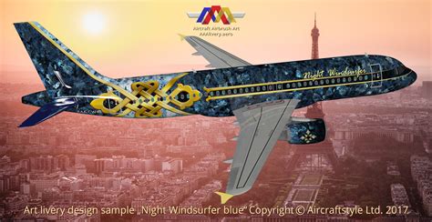 "Flying Artwork" - personal airplane livery with expression of Your individuality - elegant and ...