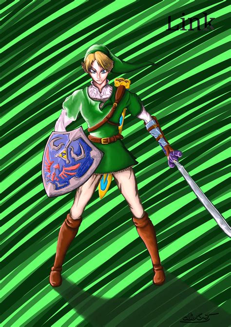My first Legend of Zelda Fan Art - Link! : r/zelda