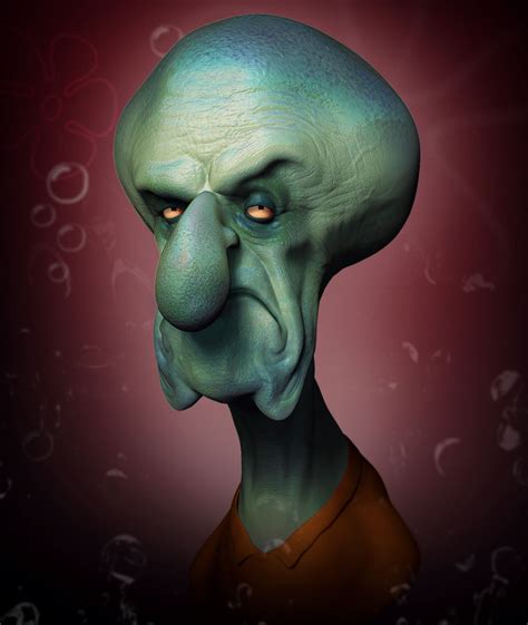 ArtStation - Squidward, Wil Hughes | Artistas, Cultura pop, Artistas australianos