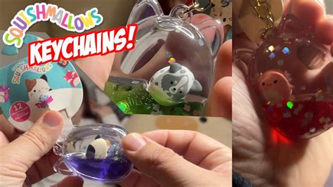 SQUISHMALLOW KEYCHAINS AND MYSTERY TOY DROPS HAUL - YouTube