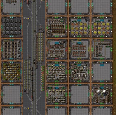 Making a megabase using a train network and a grid of small independent ...