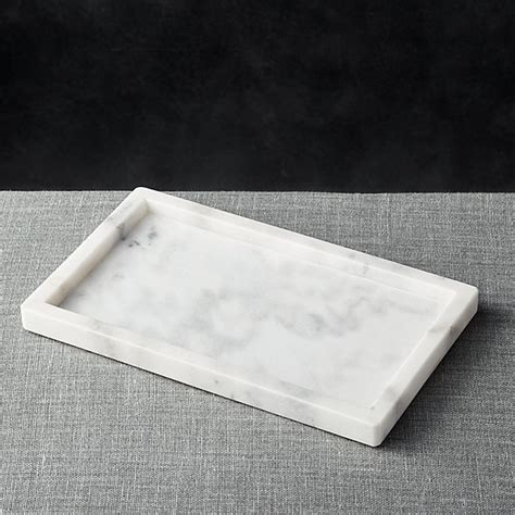 French Kitchen Marble Rectangle Tray | Crate and Barrel