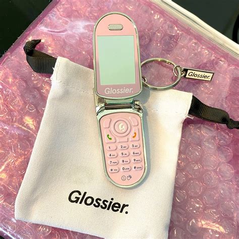 Glossier LA Limited Edition Phone Keychain in 2022 | Glossier, Pink ...