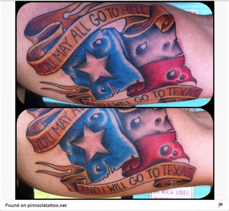 You can't get much more Texas than these tattoos