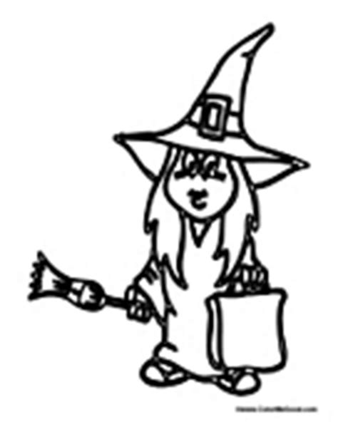 Witch Coloring Pages