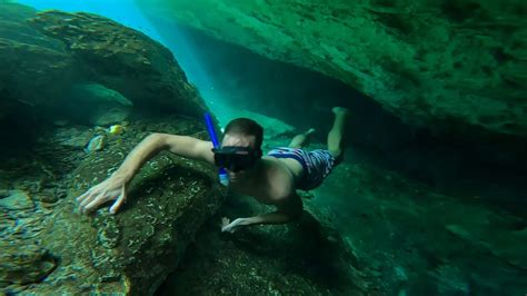 Snorkeling in the Cenotes - YouTube