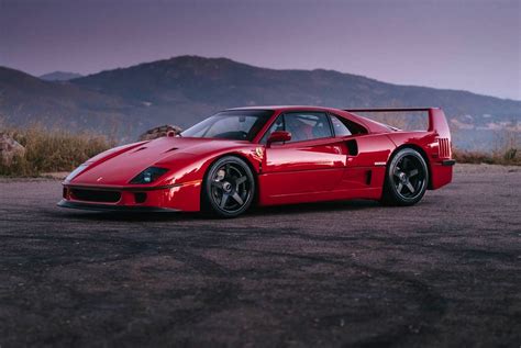 Ferrari F40 with Satin Black HRE Wheels - GTspirit