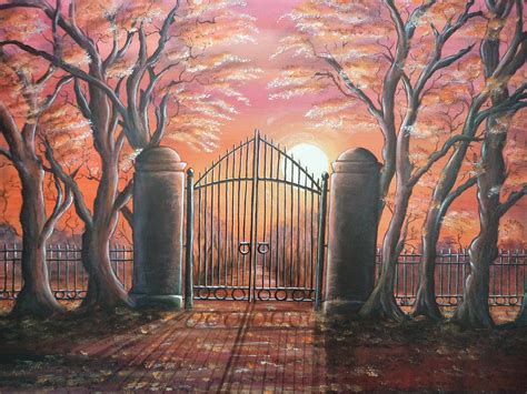 Heavens Gates Painting by Krystyna Spink - Pixels