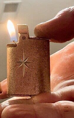 Working Vintage Ronson Varaflame STARFIRE Gold Tone Lighter 1950s | eBay