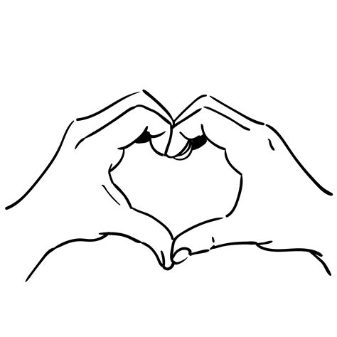 hand heart vector - Download Free Vectors, Clipart Graphics & Vector Art