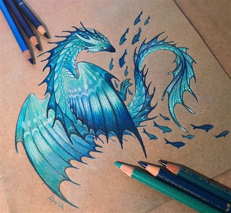 Sea Dragon Art by AlviaAlcedo