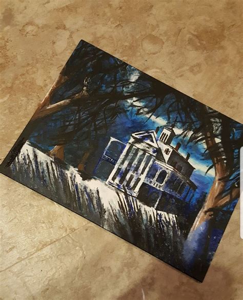 Walt Disney World Haunted Mansion Painting Based on Original - Etsy